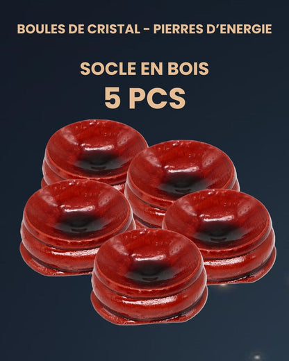Boule de Cristal 30 mm - Pierre d'énergie (socle en option)