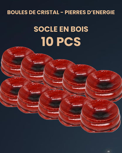 Boule de Cristal 30 mm - Pierre d'énergie (socle en option)