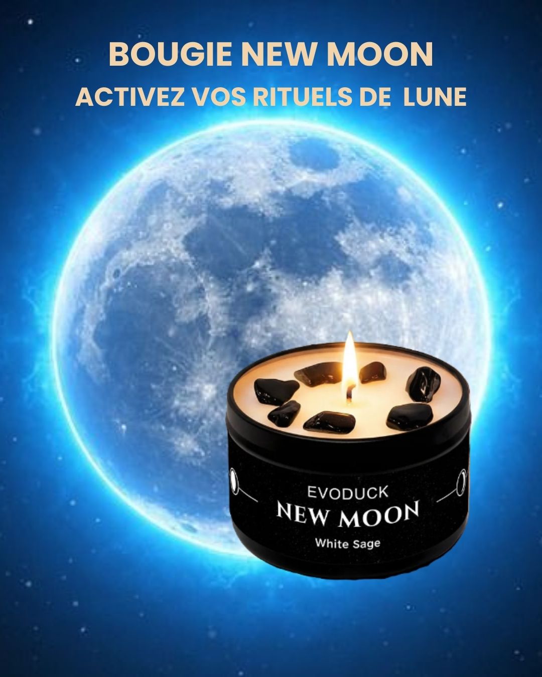BOUGIE NEW MOON - SAUGE BLANCHE