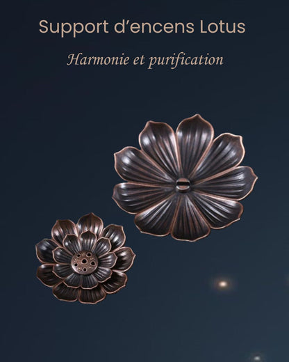 Support d’encens Lotus – Harmonie et purification