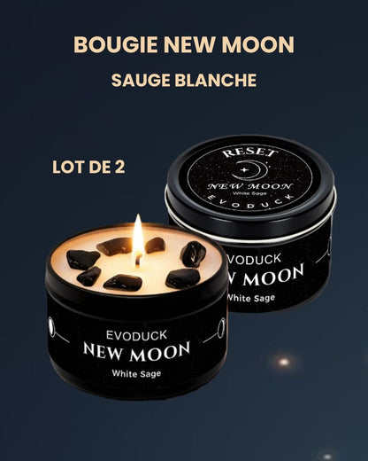 BOUGIE NEW MOON - SAUGE BLANCHE