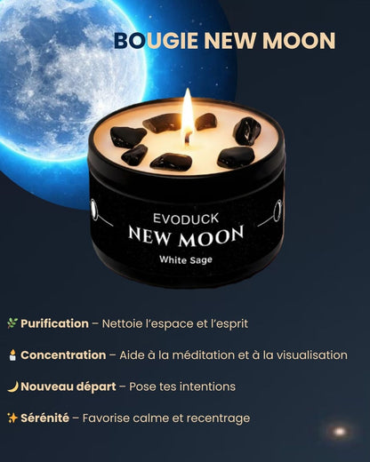 BOUGIE NEW MOON - SAUGE BLANCHE
